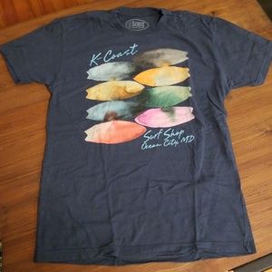 NEW Mens K-Coast Surf shop shirt sz S